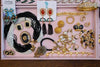 Vintage Joan Rivers Pearl and Rhinestone Half Hoop Earrings, Clip On by Joan Rivers - Vintage Meet Modern Vintage Jewelry - Chicago, Illinois - #oldhollywoodglamour #vintagemeetmodern #designervintage #jewelrybox #antiquejewelry #vintagejewelry