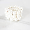 Vintage 1950s Pearl Coil Bracelet by Unsigned Beauty - Vintage Meet Modern Vintage Jewelry - Chicago, Illinois - #oldhollywoodglamour #vintagemeetmodern #designervintage #jewelrybox #antiquejewelry #vintagejewelry