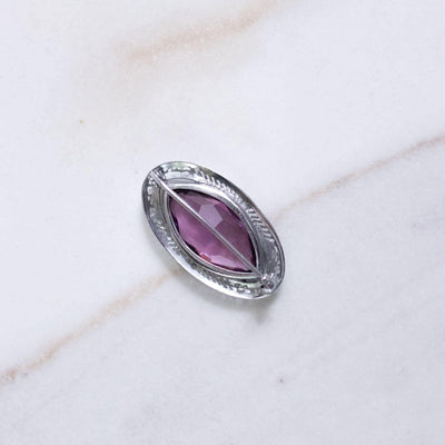 Vintage Edwardian Filigree Brooch with Amethyst Crystal by Unsigned Beauty - Vintage Meet Modern Vintage Jewelry - Chicago, Illinois - #oldhollywoodglamour #vintagemeetmodern #designervintage #jewelrybox #antiquejewelry #vintagejewelry