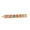 Vintage Sarah Coventry Mesh Bracelet with Colorful Cabochons by Sarah Coventry - Vintage Meet Modern Vintage Jewelry - Chicago, Illinois - #oldhollywoodglamour #vintagemeetmodern #designervintage #jewelrybox #antiquejewelry #vintagejewelry