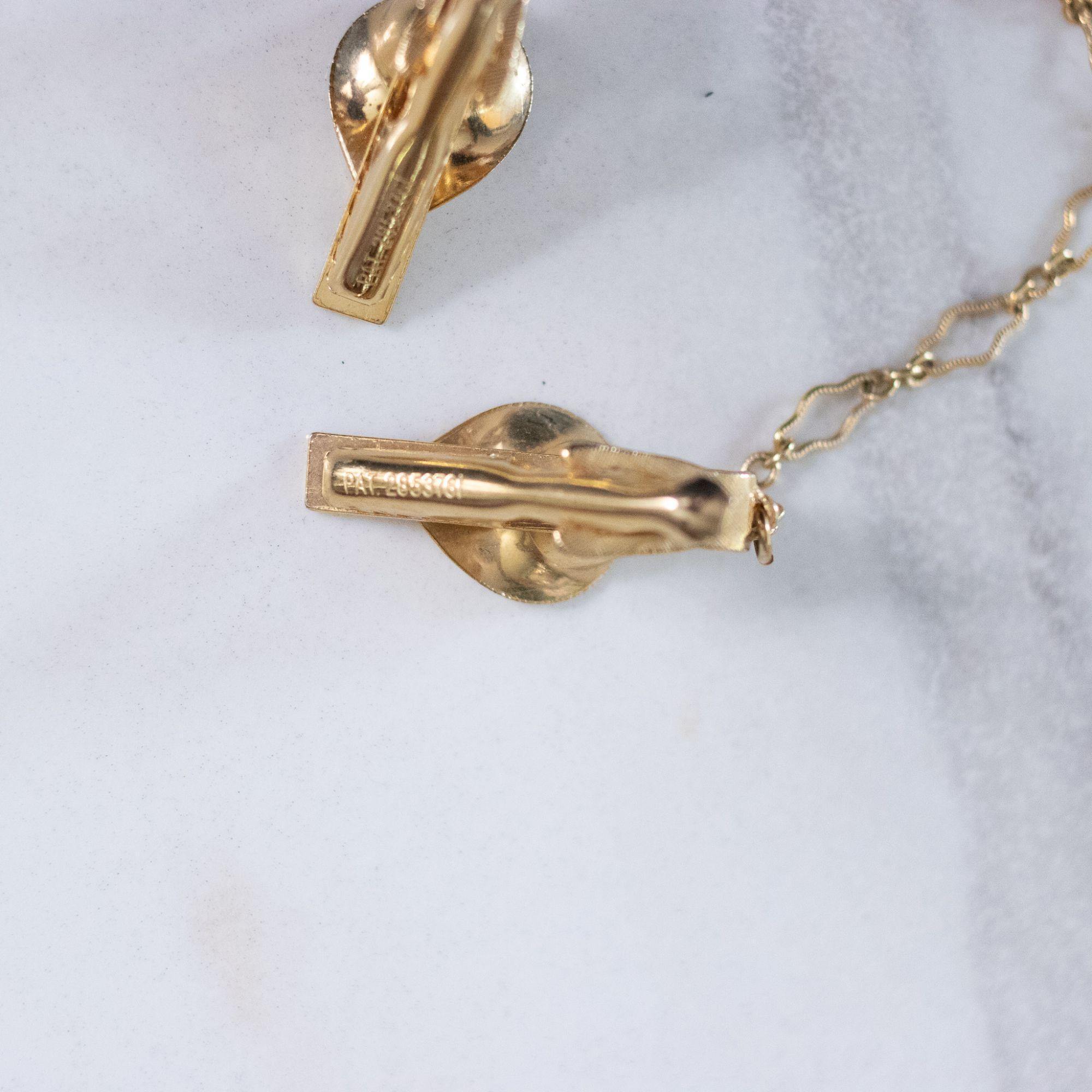 Vintage Calla Lily Sweater Guard by Patent Pending - Vintage Meet Modern Vintage Jewelry - Chicago, Illinois - #oldhollywoodglamour #vintagemeetmodern #designervintage #jewelrybox #antiquejewelry #vintagejewelry