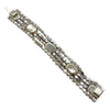 Vintage Light and Dark Blue Rhinestone Bracelet by Unsigned Beauty - Vintage Meet Modern Vintage Jewelry - Chicago, Illinois - #oldhollywoodglamour #vintagemeetmodern #designervintage #jewelrybox #antiquejewelry #vintagejewelry