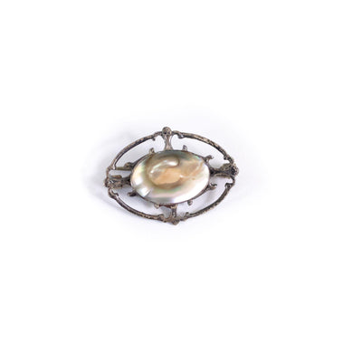 Vintage Art Deco Sterling Silver Cultured Pearl Lingerie Pin/Brooch by Sterling Silver - Vintage Meet Modern Vintage Jewelry - Chicago, Illinois - #oldhollywoodglamour #vintagemeetmodern #designervintage #jewelrybox #antiquejewelry #vintagejewelry