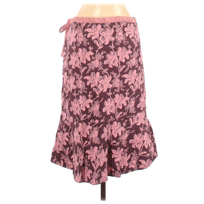 Elevenses Pink and Brown Floral Skirt Casual Skirt by Elevenses - Vintage Meet Modern Vintage Jewelry - Chicago, Illinois - #oldhollywoodglamour #vintagemeetmodern #designervintage #jewelrybox #antiquejewelry #vintagejewelry