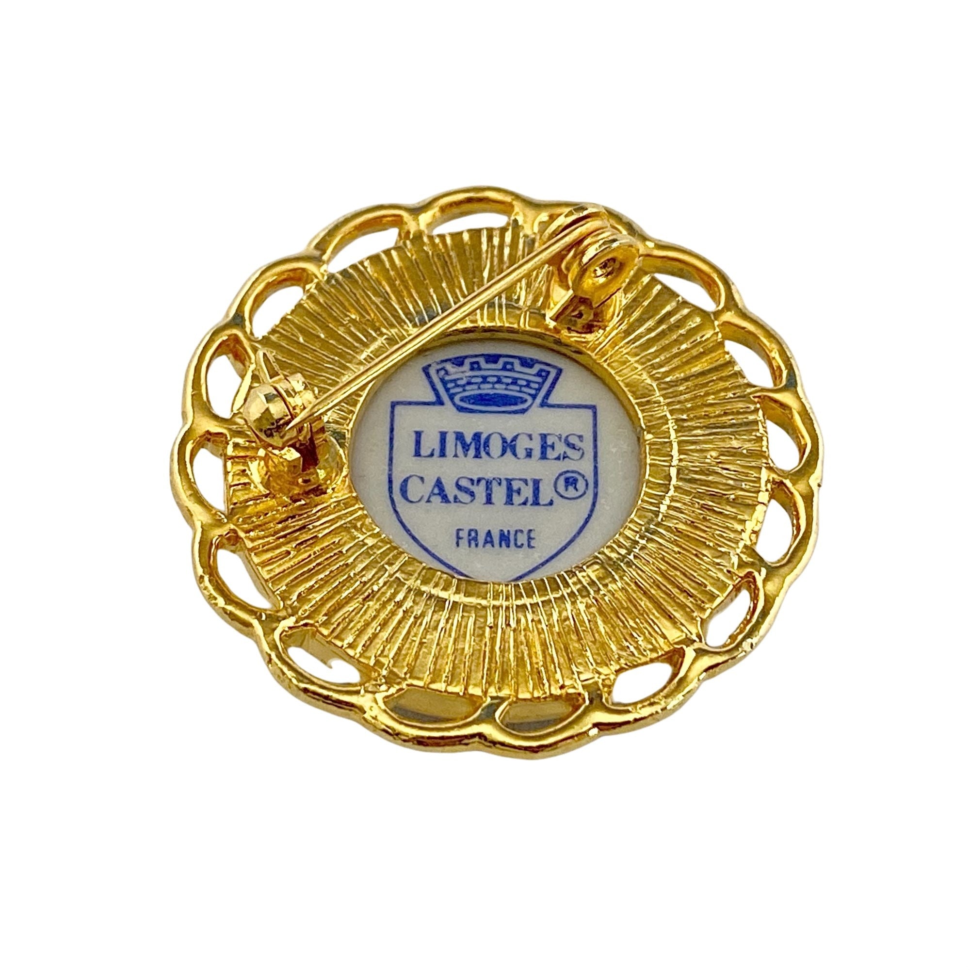 Vintage Limoges Blue Porcelain with Courting Scene by Limoges - Vintage Meet Modern Vintage Jewelry - Chicago, Illinois - #oldhollywoodglamour #vintagemeetmodern #designervintage #jewelrybox #antiquejewelry #vintagejewelry