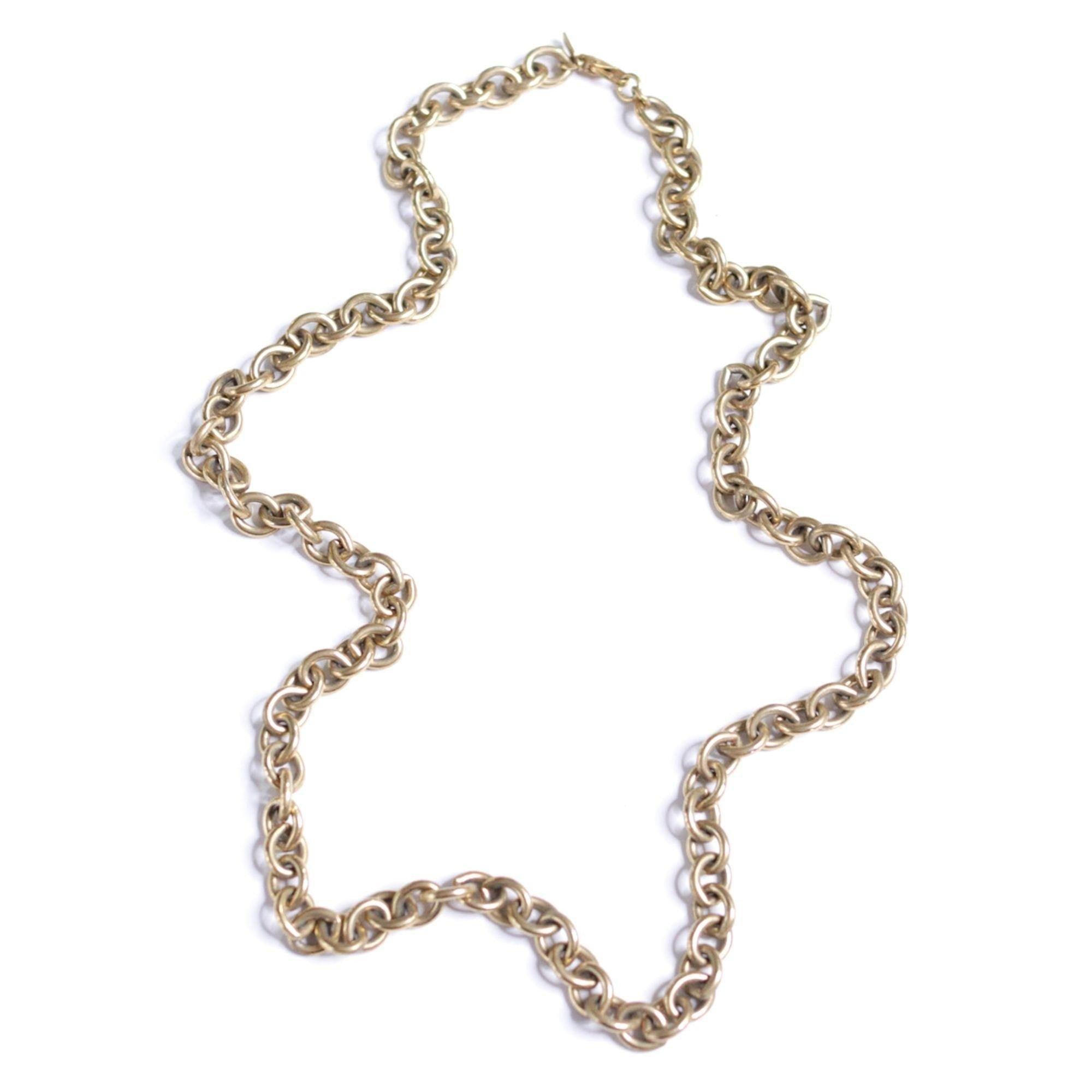Vintage Monet Gold Chain Necklace by Monet - Vintage Meet Modern Vintage Jewelry - Chicago, Illinois - #oldhollywoodglamour #vintagemeetmodern #designervintage #jewelrybox #antiquejewelry #vintagejewelry