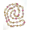 Vintage Swarovski Pastel Bezel-Set Crystal Necklace by Swarovski - Vintage Meet Modern Vintage Jewelry - Chicago, Illinois - #oldhollywoodglamour #vintagemeetmodern #designervintage #jewelrybox #antiquejewelry #vintagejewelry