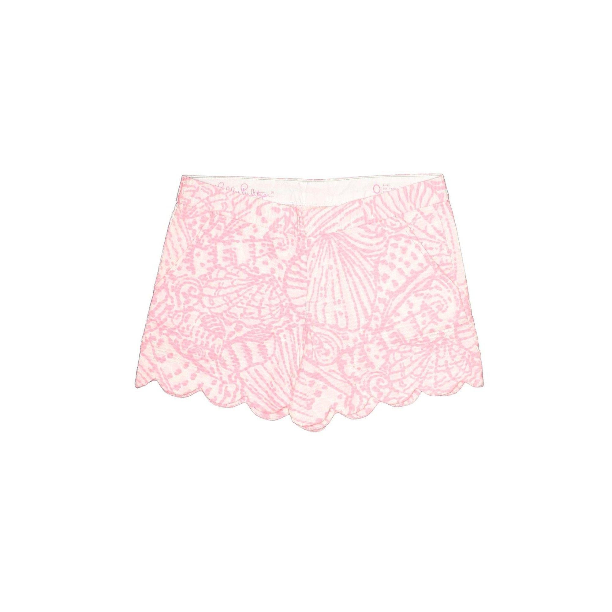 Lilly Pulitzer Pink and White Shorts by Lilly Pulitzer - Vintage Meet Modern Vintage Jewelry - Chicago, Illinois - #oldhollywoodglamour #vintagemeetmodern #designervintage #jewelrybox #antiquejewelry #vintagejewelry