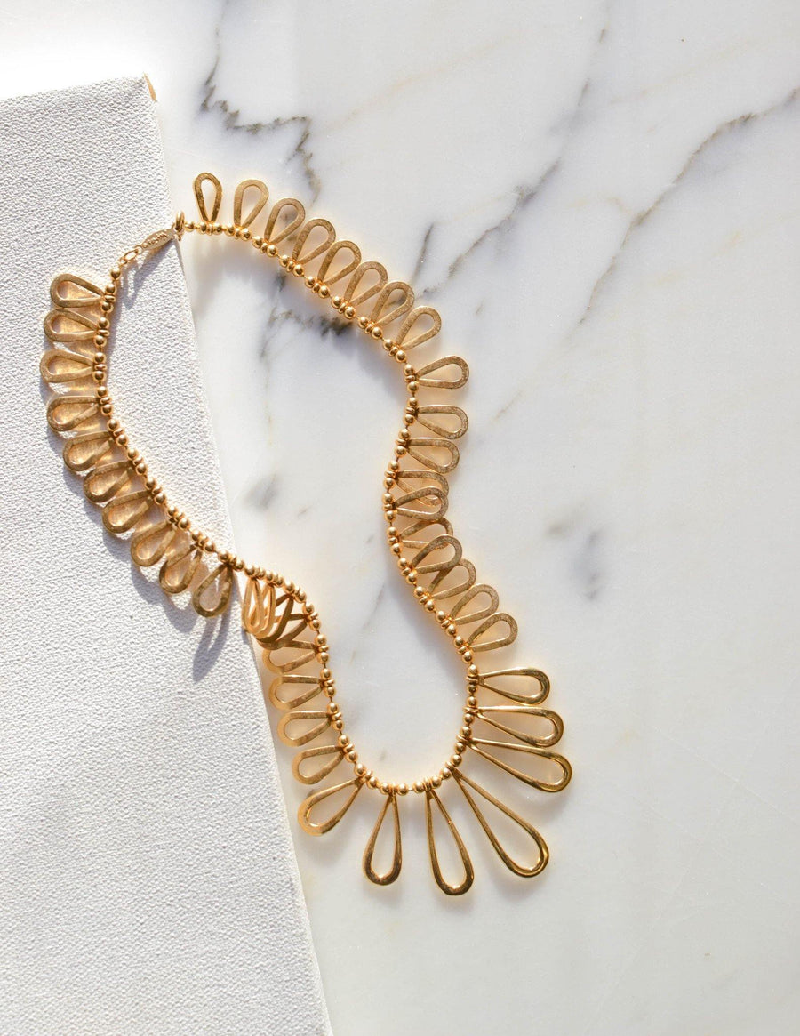 Goddess Loop Collar Necklace by Napier by Napier - Vintage Meet Modern Vintage Jewelry - Chicago, Illinois - #oldhollywoodglamour #vintagemeetmodern #designervintage #jewelrybox #antiquejewelry #vintagejewelry