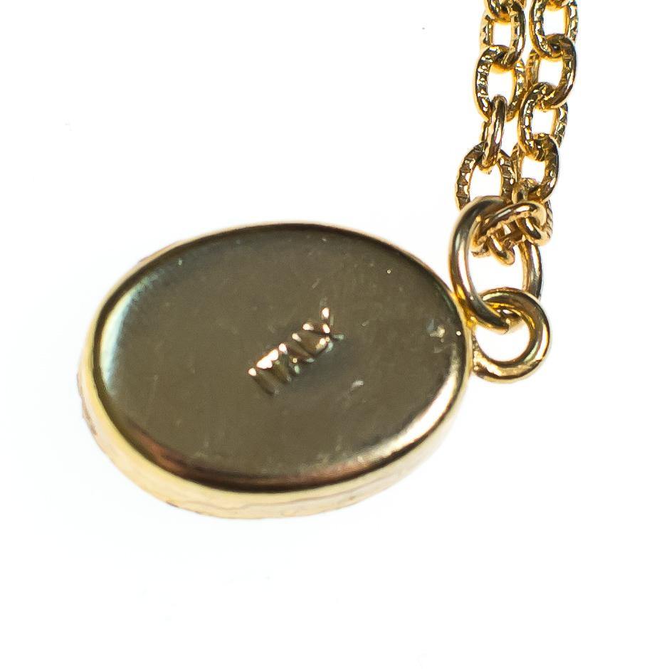 Vintage Made in Italy Red, Blue, White, and Yellow Mosaic Pendant Necklace by Made in Italy - Vintage Meet Modern Vintage Jewelry - Chicago, Illinois - #oldhollywoodglamour #vintagemeetmodern #designervintage #jewelrybox #antiquejewelry #vintagejewelry