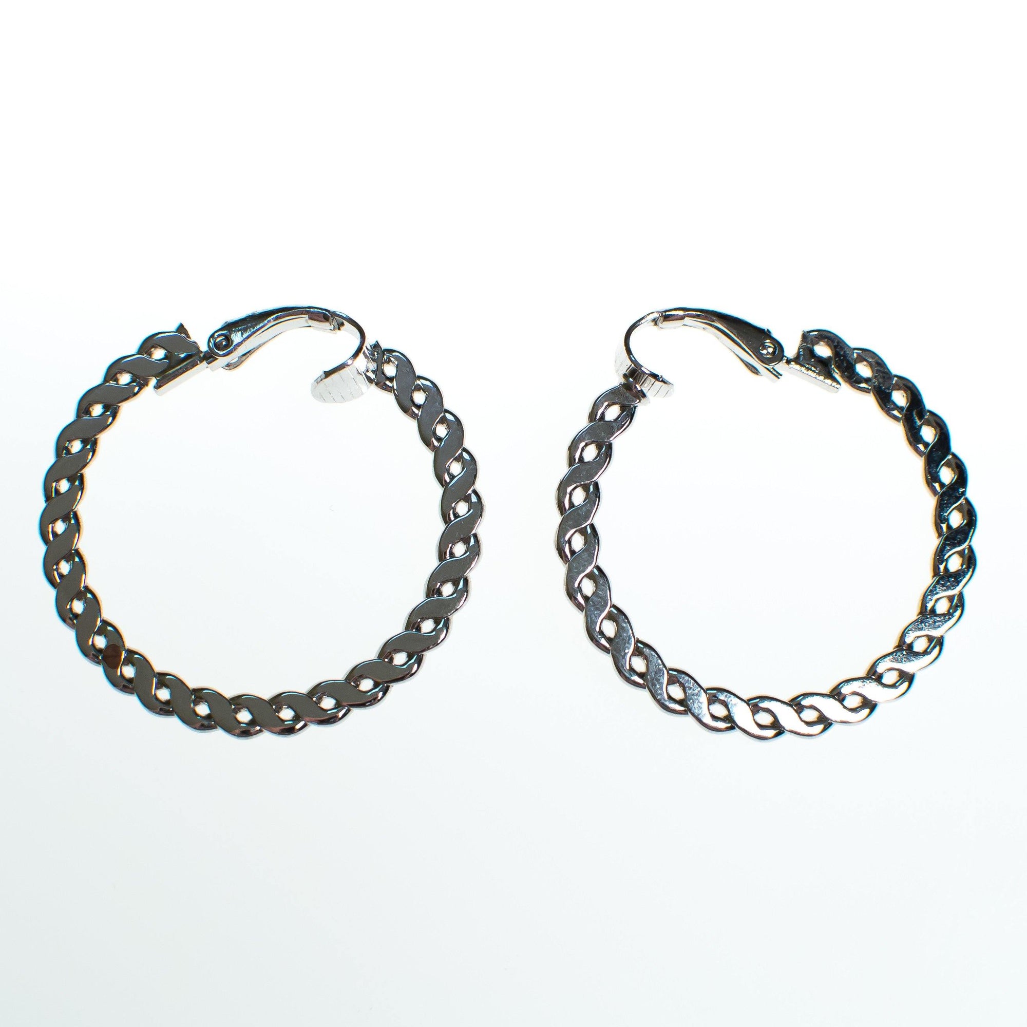 Vintage Lewis Segal Braided Hoop Earrings by Vintage Meet Modern - Vintage Meet Modern Vintage Jewelry - Chicago, Illinois - #oldhollywoodglamour #vintagemeetmodern #designervintage #jewelrybox #antiquejewelry #vintagejewelry