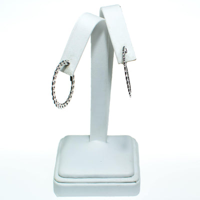 Vintage Lewis Segal Braided Hoop Earrings by Vintage Meet Modern  - Vintage Meet Modern Vintage Jewelry - Chicago, Illinois - #oldhollywoodglamour #vintagemeetmodern #designervintage #jewelrybox #antiquejewelry #vintagejewelry