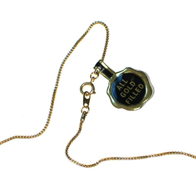 Tigers Eye Egyptian Revival Medallion Necklace by Vintage Meet Modern - Vintage Meet Modern Vintage Jewelry - Chicago, Illinois - #oldhollywoodglamour #vintagemeetmodern #designervintage #jewelrybox #antiquejewelry #vintagejewelry