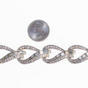 Vintage Vendome Art Deco Rhinestone Diamante Crystal Bracelet in Silver Tone by Vintage Meet Modern  - Vintage Meet Modern Vintage Jewelry - Chicago, Illinois - #oldhollywoodglamour #vintagemeetmodern #designervintage #jewelrybox #antiquejewelry #vintagejewelry