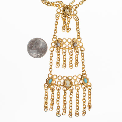 Florenza Tassel Necklace by Florenza - Vintage Meet Modern Vintage Jewelry - Chicago, Illinois - #oldhollywoodglamour #vintagemeetmodern #designervintage #jewelrybox #antiquejewelry #vintagejewelry