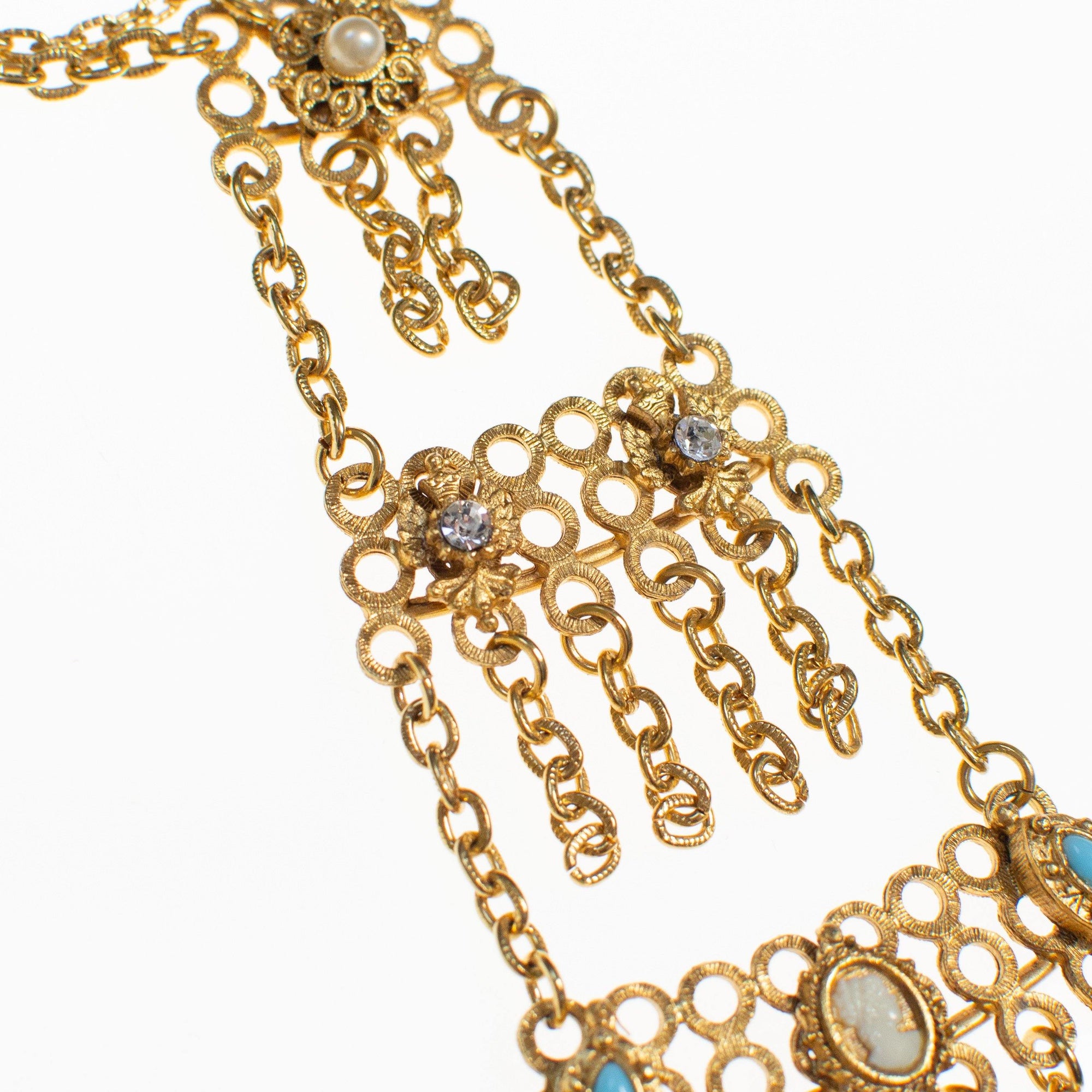 Florenza Tassel Necklace by Florenza - Vintage Meet Modern Vintage Jewelry - Chicago, Illinois - #oldhollywoodglamour #vintagemeetmodern #designervintage #jewelrybox #antiquejewelry #vintagejewelry