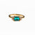 Emerald Crystal Statement Ring