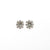 Art Deco Rhinestone Cluster Earrings