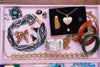 Vintage Joan Rivers Interchangeable Pendant Set Heart, Gold Tassel, Black Fob by joan Rivers - Vintage Meet Modern Vintage Jewelry - Chicago, Illinois - #oldhollywoodglamour #vintagemeetmodern #designervintage #jewelrybox #antiquejewelry #vintagejewelry