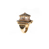 Ciner Pagoda Ring by Ciner - Vintage Meet Modern Vintage Jewelry - Chicago, Illinois - #oldhollywoodglamour #vintagemeetmodern #designervintage #jewelrybox #antiquejewelry #vintagejewelry