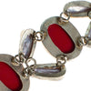 Vintage Red Coral and Biwa Pearl Bracelet by One of Kind - Vintage Meet Modern Vintage Jewelry - Chicago, Illinois - #oldhollywoodglamour #vintagemeetmodern #designervintage #jewelrybox #antiquejewelry #vintagejewelry