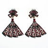 Heidi Daus Fan Earrings by Vintage Meet Modern - Vintage Meet Modern Vintage Jewelry - Chicago, Illinois - #oldhollywoodglamour #vintagemeetmodern #designervintage #jewelrybox #antiquejewelry #vintagejewelry