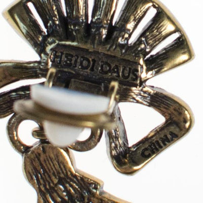 Heidi Daus Fan Earrings by Vintage Meet Modern - Vintage Meet Modern Vintage Jewelry - Chicago, Illinois - #oldhollywoodglamour #vintagemeetmodern #designervintage #jewelrybox #antiquejewelry #vintagejewelry