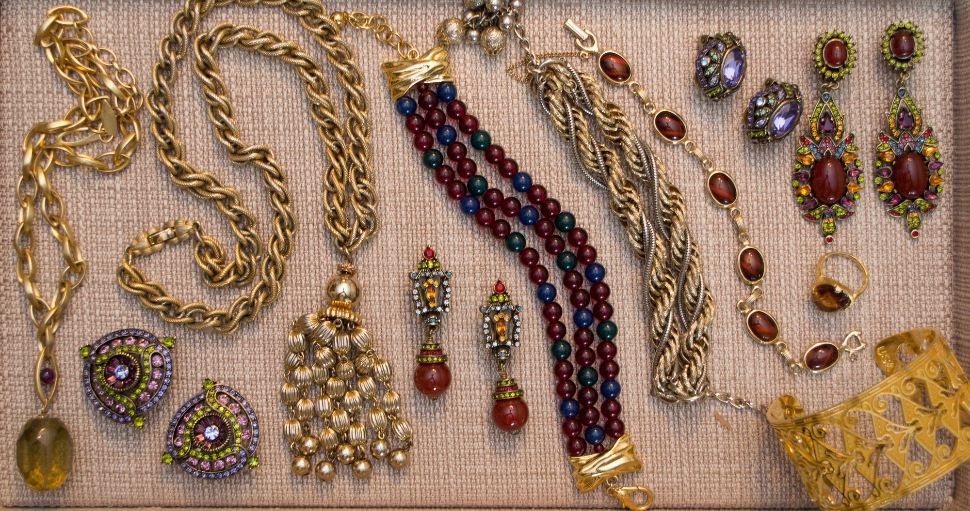 Vintage Smokey Crystal Statement Ring by 1960s - Vintage Meet Modern Vintage Jewelry - Chicago, Illinois - #oldhollywoodglamour #vintagemeetmodern #designervintage #jewelrybox #antiquejewelry #vintagejewelry