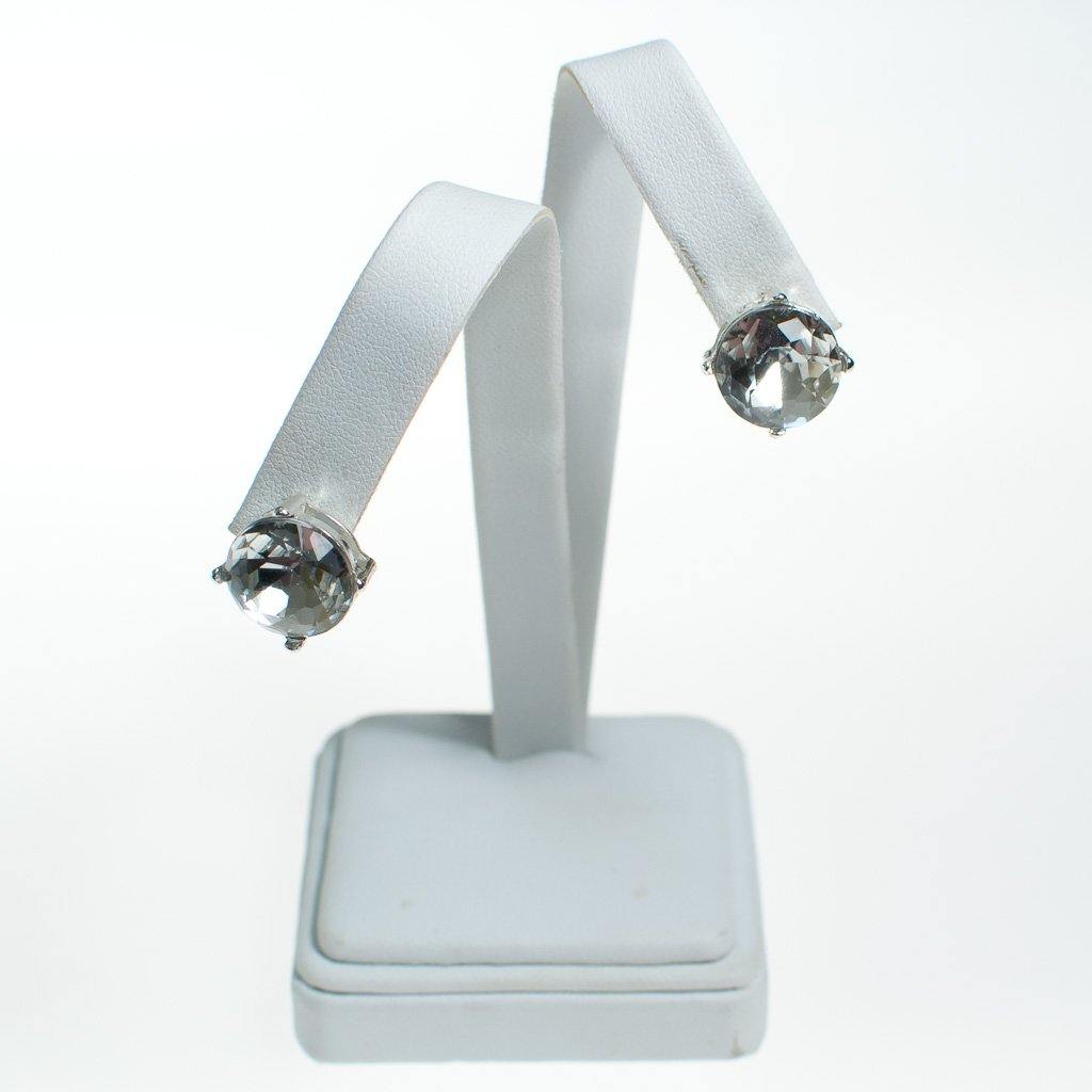 Crystal Clear Candy Stud Earrings by Vintage Meet Modern - Vintage Meet Modern Vintage Jewelry - Chicago, Illinois - #oldhollywoodglamour #vintagemeetmodern #designervintage #jewelrybox #antiquejewelry #vintagejewelry