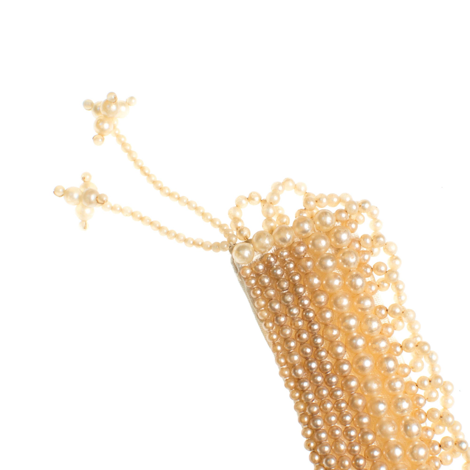 Baare & Beards for Top Hit Fashion Pearl Collar Necklace by Vintage Meet Modern - Vintage Meet Modern Vintage Jewelry - Chicago, Illinois - #oldhollywoodglamour #vintagemeetmodern #designervintage #jewelrybox #antiquejewelry #vintagejewelry