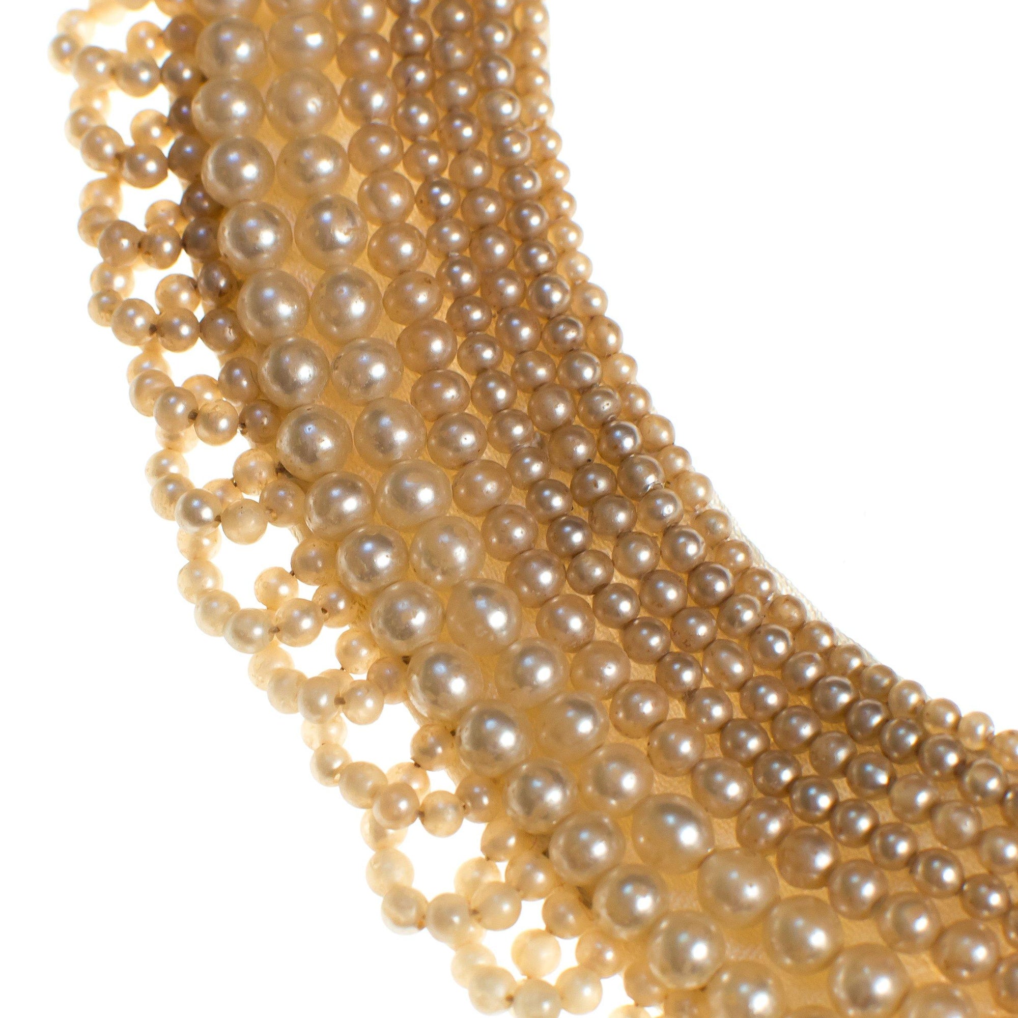 Baare & Beards for Top Hit Fashion Pearl Collar Necklace by Vintage Meet Modern - Vintage Meet Modern Vintage Jewelry - Chicago, Illinois - #oldhollywoodglamour #vintagemeetmodern #designervintage #jewelrybox #antiquejewelry #vintagejewelry