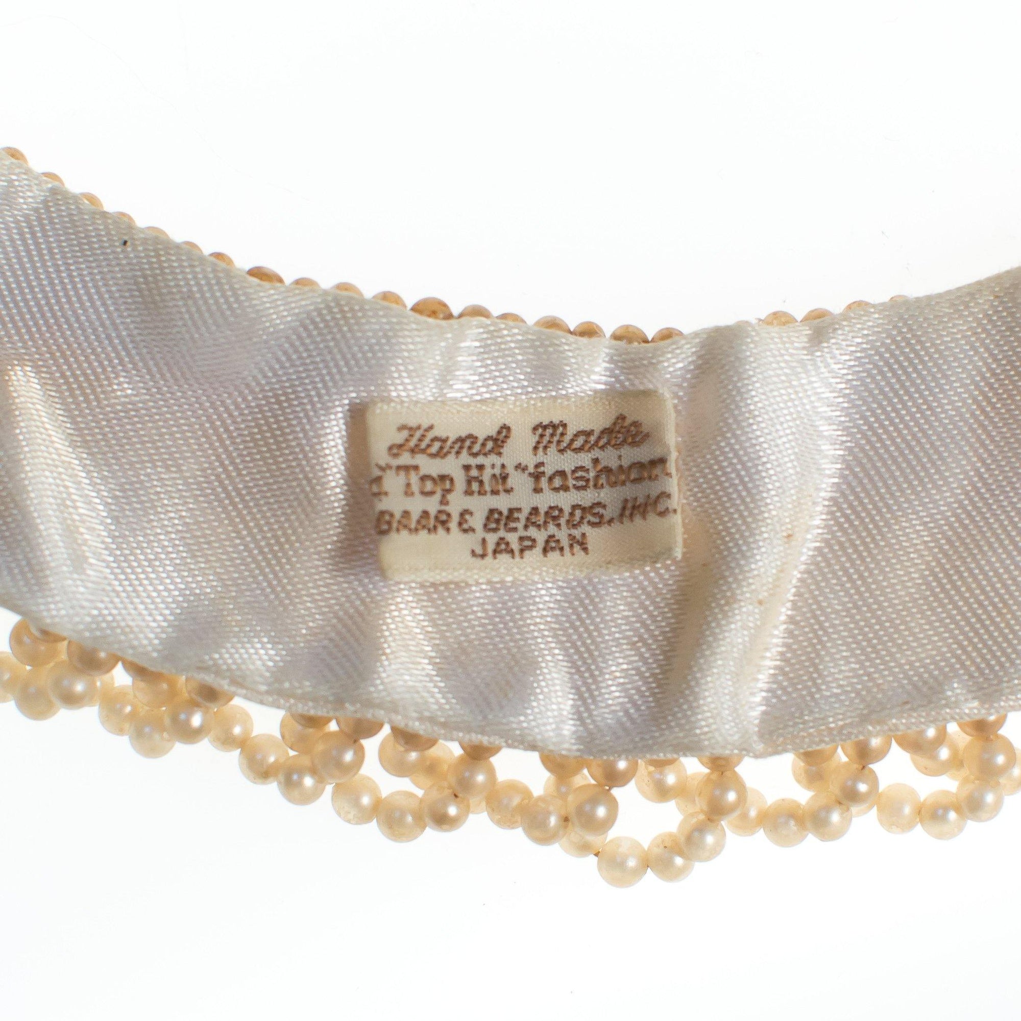 Baare & Beards for Top Hit Fashion Pearl Collar Necklace by Vintage Meet Modern - Vintage Meet Modern Vintage Jewelry - Chicago, Illinois - #oldhollywoodglamour #vintagemeetmodern #designervintage #jewelrybox #antiquejewelry #vintagejewelry