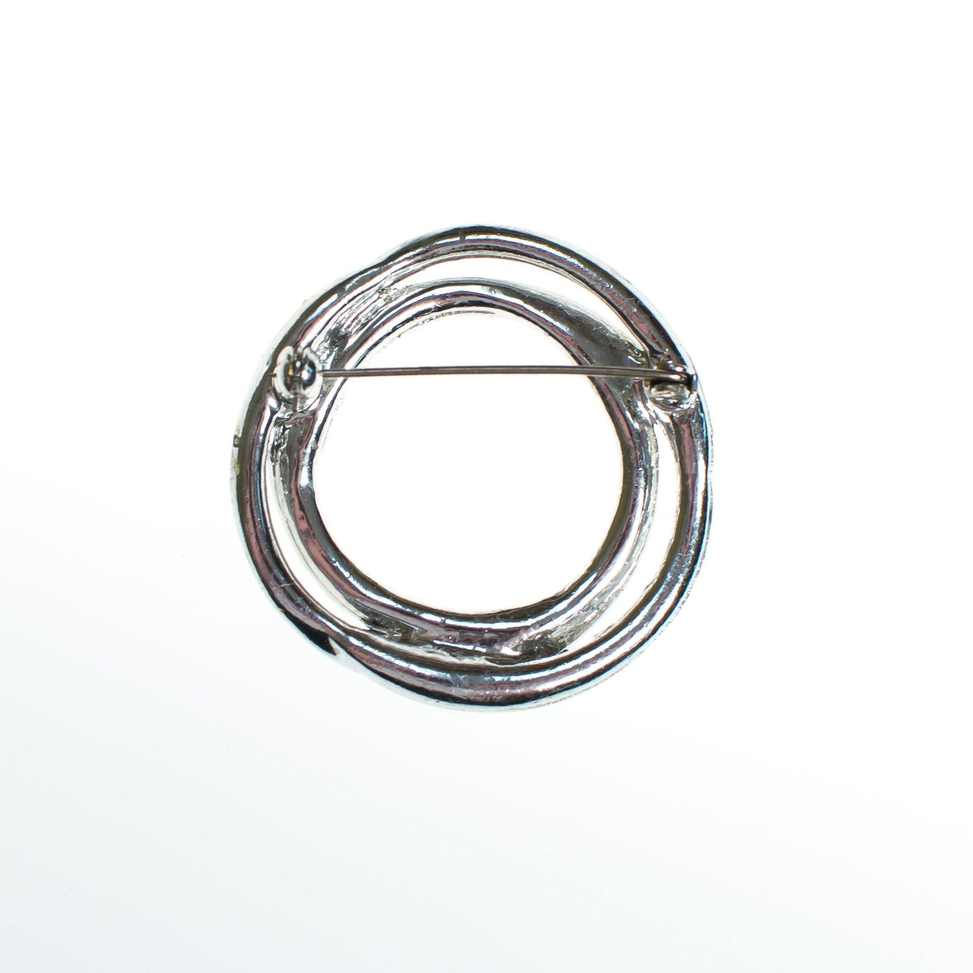 Vintage Art Deco Baguette and Brilliant Cut Circle Brooch by 1940s - Vintage Meet Modern Vintage Jewelry - Chicago, Illinois - #oldhollywoodglamour #vintagemeetmodern #designervintage #jewelrybox #antiquejewelry #vintagejewelry