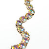 Vintage Aurora Borealis Line Bracelet by Vintage Meet Modern - Vintage Meet Modern Vintage Jewelry - Chicago, Illinois - #oldhollywoodglamour #vintagemeetmodern #designervintage #jewelrybox #antiquejewelry #vintagejewelry