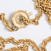 Vintage Leslie Block Long Gold Chain Necklace with Toggle Clasp by Leslie Block - Vintage Meet Modern Vintage Jewelry - Chicago, Illinois - #oldhollywoodglamour #vintagemeetmodern #designervintage #jewelrybox #antiquejewelry #vintagejewelry