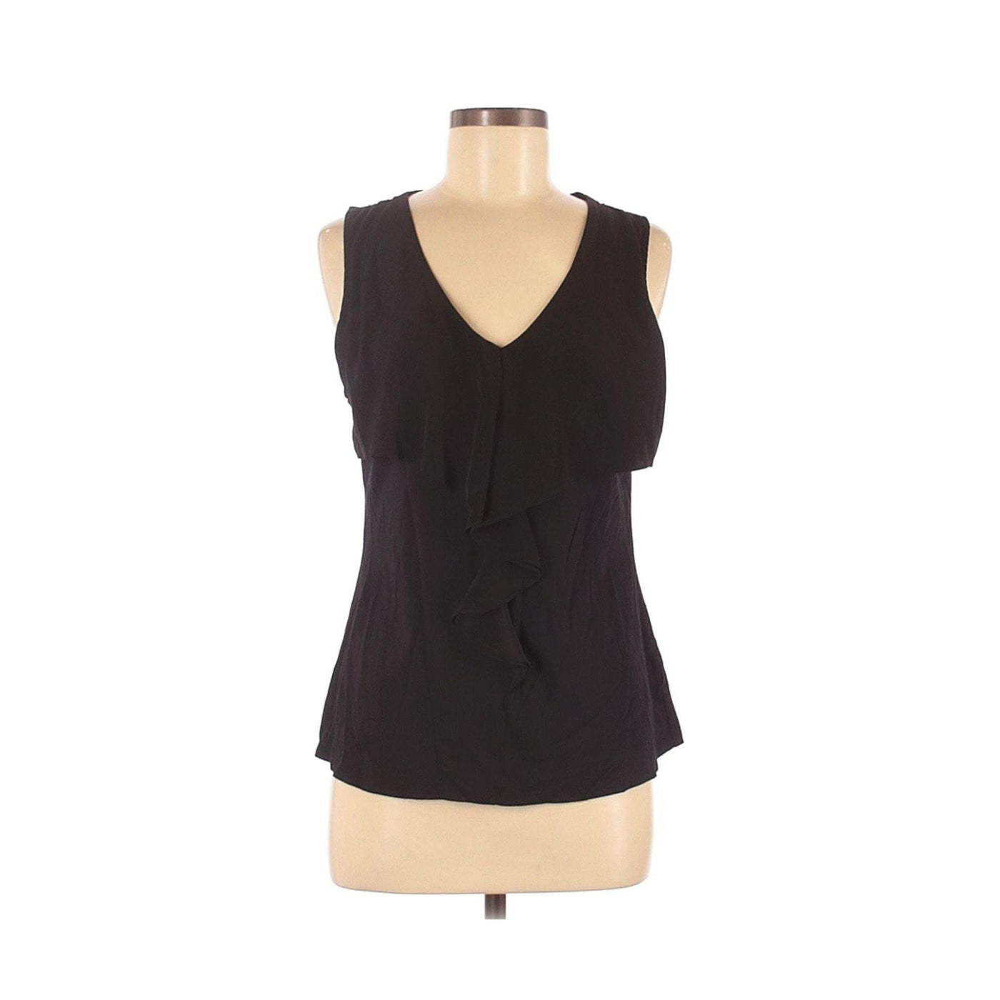 Black Sleeveless Blouse by Deletta