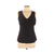 Black Sleeveless Blouse by Deletta