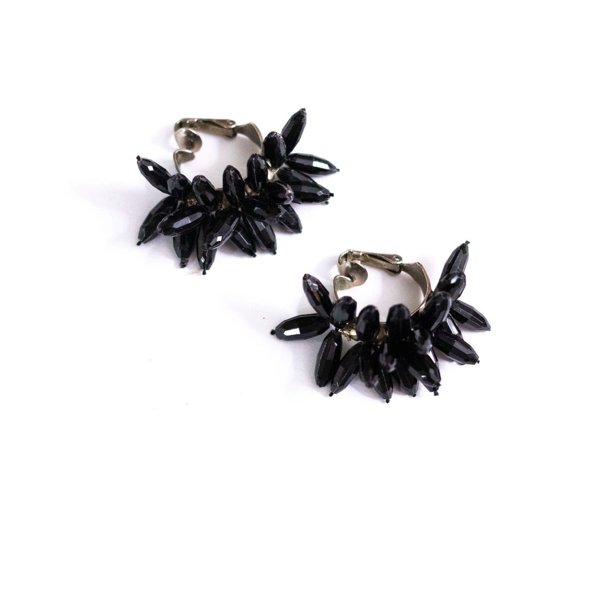 Vintage Lucite Spike Statement Earrings by Unsigned Beauty - Vintage Meet Modern Vintage Jewelry - Chicago, Illinois - #oldhollywoodglamour #vintagemeetmodern #designervintage #jewelrybox #antiquejewelry #vintagejewelry