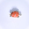 Vintage Kenneth Lane Coral Lucite and Rhinestone Turtle Brooch by Kenneth Lane - Vintage Meet Modern Vintage Jewelry - Chicago, Illinois - #oldhollywoodglamour #vintagemeetmodern #designervintage #jewelrybox #antiquejewelry #vintagejewelry