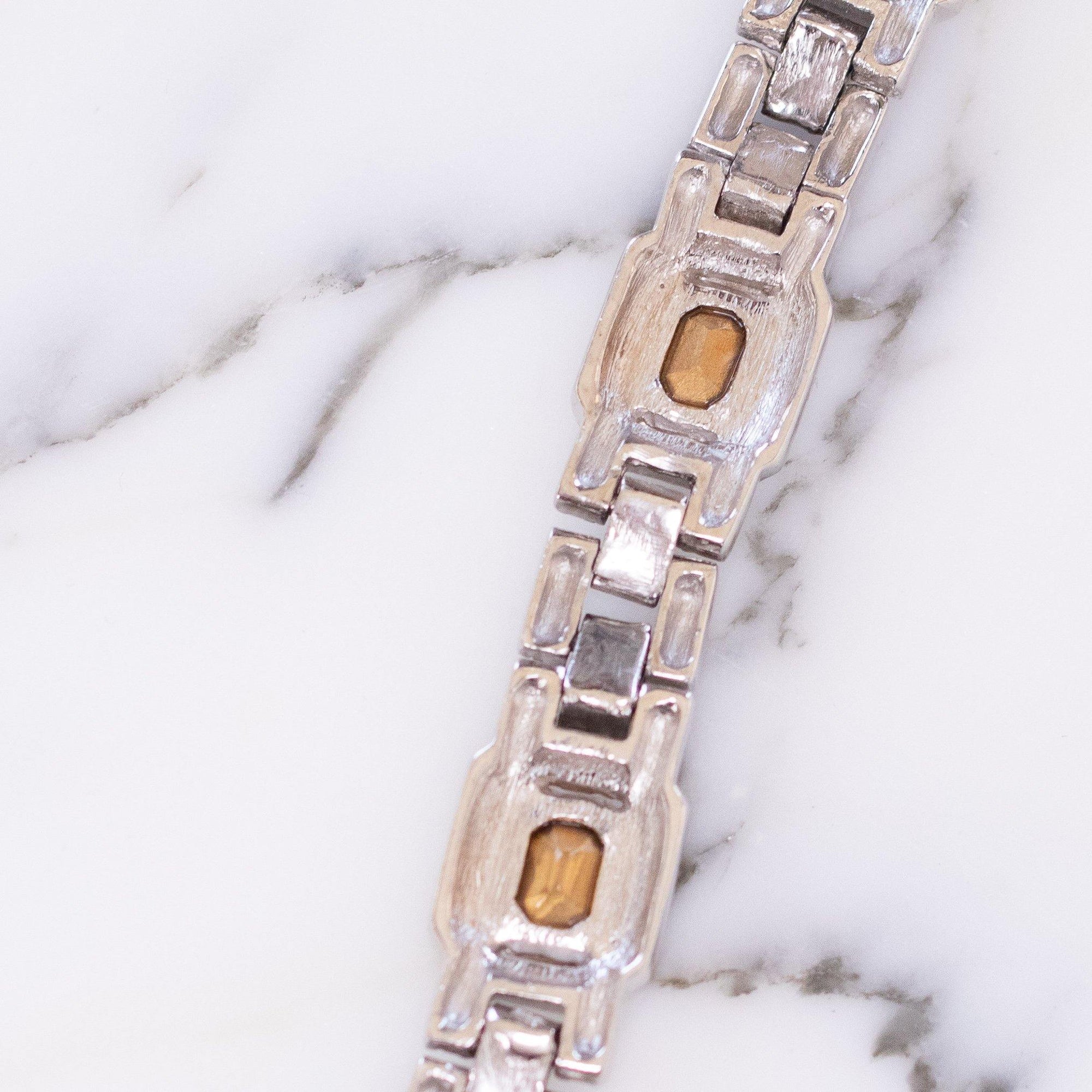 The Great Gatsby Bracelet by Ciner - Vintage Meet Modern Vintage Jewelry - Chicago, Illinois - #oldhollywoodglamour #vintagemeetmodern #designervintage #jewelrybox #antiquejewelry #vintagejewelry