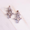 Vintage Jet Cabochon and Diamante Crystal Dangling Statement Earrings by Unsigned Beauty - Vintage Meet Modern Vintage Jewelry - Chicago, Illinois - #oldhollywoodglamour #vintagemeetmodern #designervintage #jewelrybox #antiquejewelry #vintagejewelry