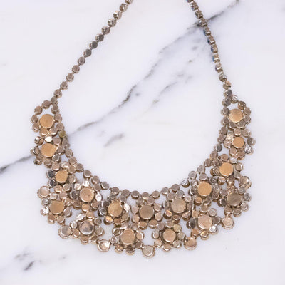Vintage Leru Colorful Rhinestone Bib Statement Necklace by Leru - Vintage Meet Modern Vintage Jewelry - Chicago, Illinois - #oldhollywoodglamour #vintagemeetmodern #designervintage #jewelrybox #antiquejewelry #vintagejewelry