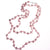 Vintage Quartz and Amethyst Crystal Bead Necklace