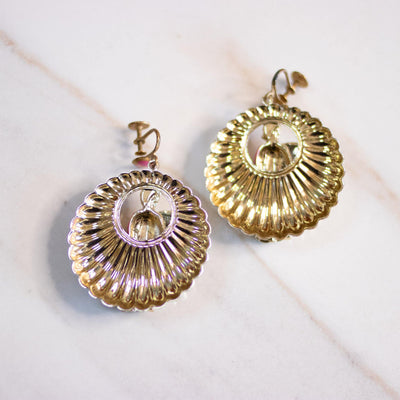 Vintage Geisha Statement Earrings by Unsigned Beauty - Vintage Meet Modern Vintage Jewelry - Chicago, Illinois - #oldhollywoodglamour #vintagemeetmodern #designervintage #jewelrybox #antiquejewelry #vintagejewelry