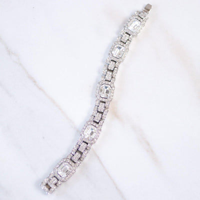 The Great Gatsby Bracelet by Ciner - Vintage Meet Modern Vintage Jewelry - Chicago, Illinois - #oldhollywoodglamour #vintagemeetmodern #designervintage #jewelrybox #antiquejewelry #vintagejewelry