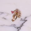 Vintage Gold Filled Pink and Diamante Rhinestone Brooch/Pendant by 1/20 12kt Gold Filled - Vintage Meet Modern Vintage Jewelry - Chicago, Illinois - #oldhollywoodglamour #vintagemeetmodern #designervintage #jewelrybox #antiquejewelry #vintagejewelry