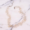 Vintage Genuine Faceted Briolette Quartz Crystal Necklace by Artisan - Vintage Meet Modern Vintage Jewelry - Chicago, Illinois - #oldhollywoodglamour #vintagemeetmodern #designervintage #jewelrybox #antiquejewelry #vintagejewelry