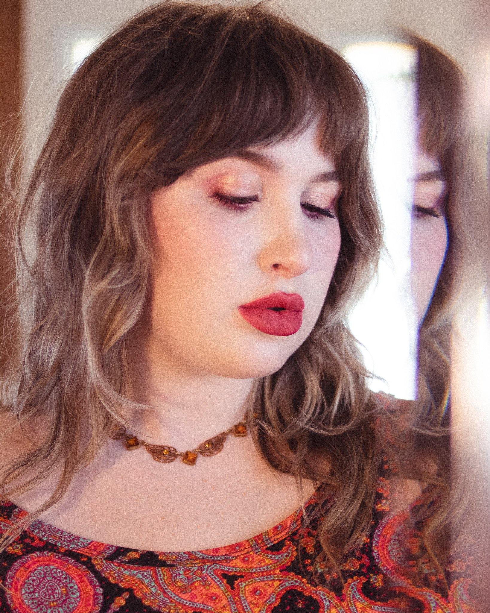 Vintage Czech Gilt Filigree Necklace with Amber Rhinestones by Czech - Vintage Meet Modern Vintage Jewelry - Chicago, Illinois - #oldhollywoodglamour #vintagemeetmodern #designervintage #jewelrybox #antiquejewelry #vintagejewelry