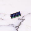 Vintage Art Deco Sterling Silver Rectangle Shaped Sapphire and Emerald Rhinestone Brooch by Vintage Meet Modern - Vintage Meet Modern Vintage Jewelry - Chicago, Illinois - #oldhollywoodglamour #vintagemeetmodern #designervintage #jewelrybox #antiquejewelry #vintagejewelry