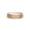 Vintage Gold Cutwork and Silver Hinged Bangle Bracelet by Unsigned Beauty - Vintage Meet Modern Vintage Jewelry - Chicago, Illinois - #oldhollywoodglamour #vintagemeetmodern #designervintage #jewelrybox #antiquejewelry #vintagejewelry
